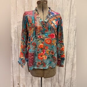 Tolani Multicolor Floral Top